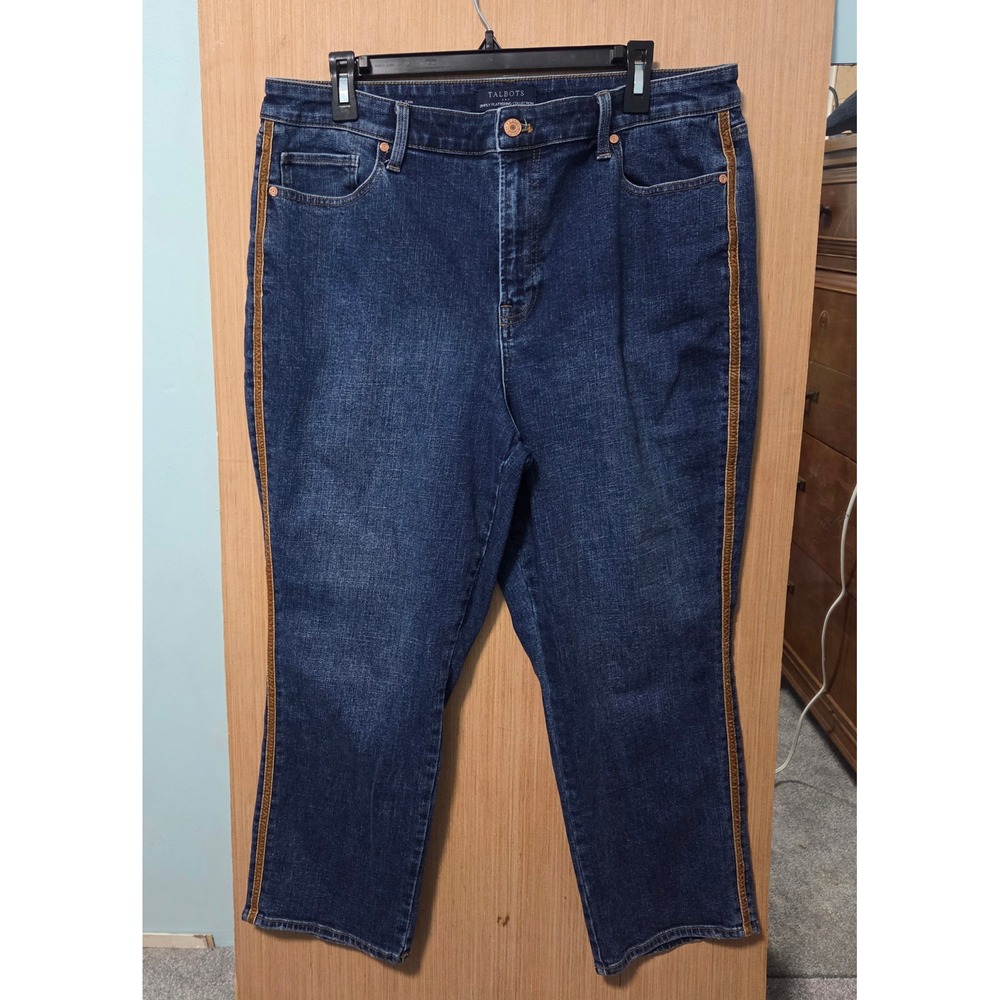 Talbots 16P Simply Flattering Collection Women's Jeans High Waist Modern Ankle - Picture 6 of 6